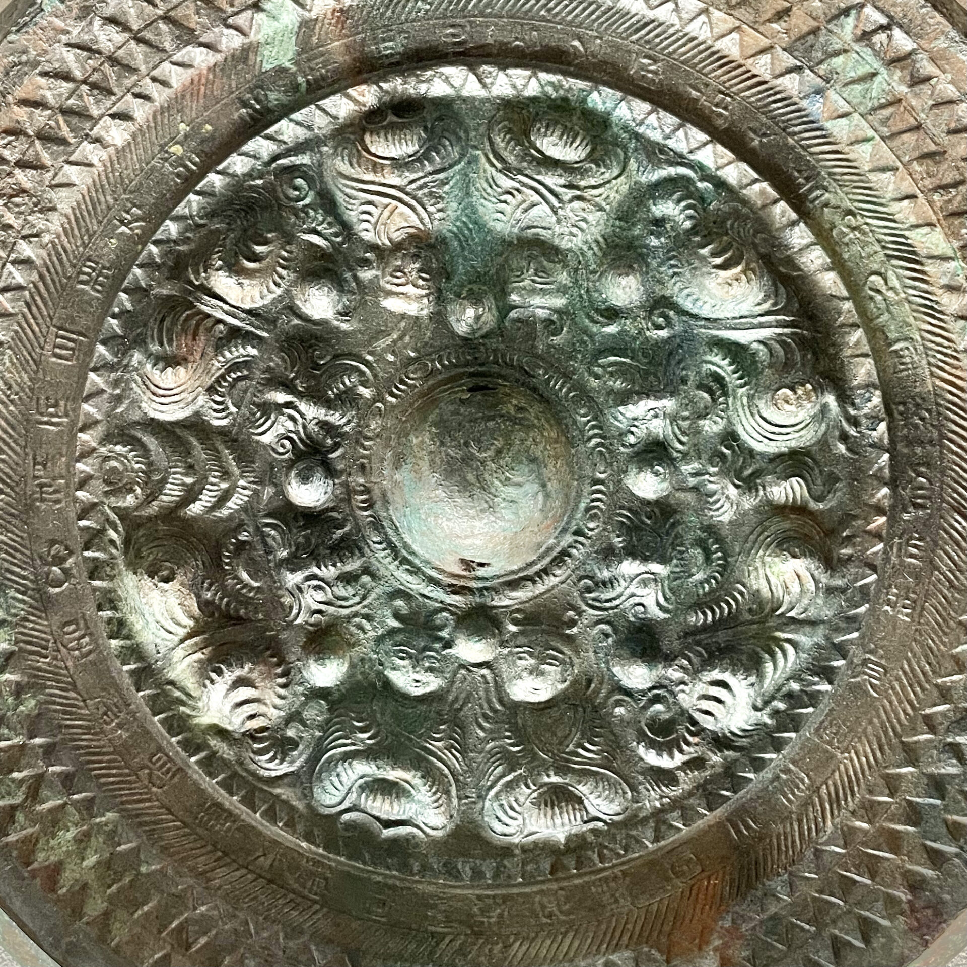 江戸時代　蔵王大権現　御神鏡　銅鏡　仏像　骨董　アンティーク　古鏡　寺　神社　像 江戸時代 蔵王大権現 御神鏡 銅鏡 仏像 骨董 アンティーク 古鏡